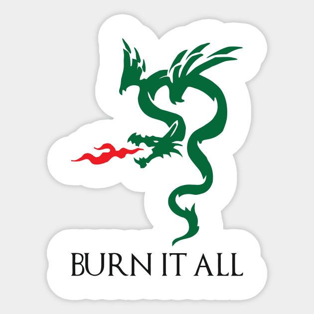 Dragon Burn It All Sticker by Milena93